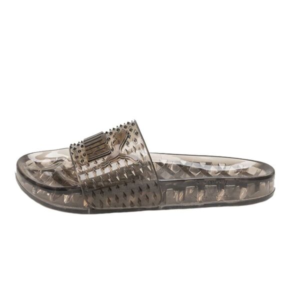 🆕Puma Fenty By Rihanna Black Jelly Slide Sandals - Picture 4 of 8